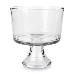 Glass trifle on sale bowl