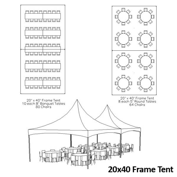 20×40 Frame Tent – hbeventrentals.com