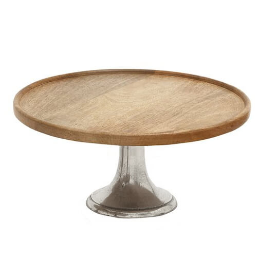 Wood and metal cake stand hotsell